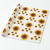 Schleifpapier Sonnenblume Geschenkpapier (Ungerollt)