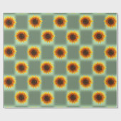 Schleifpapier Sonnenblume Geschenkpapier (Flach)