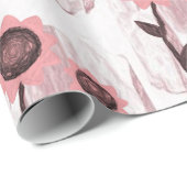 Schleifpapier Sonnenblume Geschenkpapier (Rolleneckpunkt)