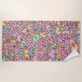 Schleifpapier Strandtuch