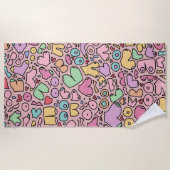 Schleifpapier Strandtuch (Vorderseite)