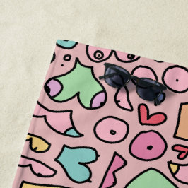 Schleifpapier Strandtuch