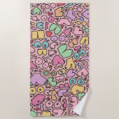 Schleifpapier Strandtuch (Vorderseite)