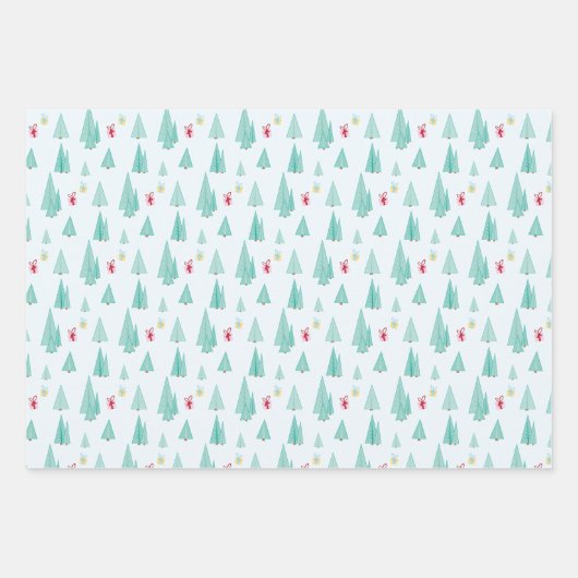 Schleifpapier | Woodland Weihnachtsüberraschung Geschenkpapier Set (Vorderseite 3)