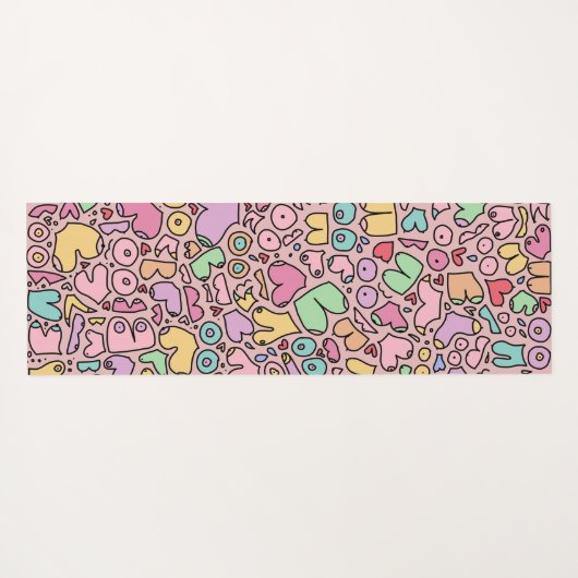 Schleifpapier Yogamatte (Rückseite (Horizontal))