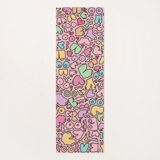 Schleifpapier Yogamatte (Rückseite)