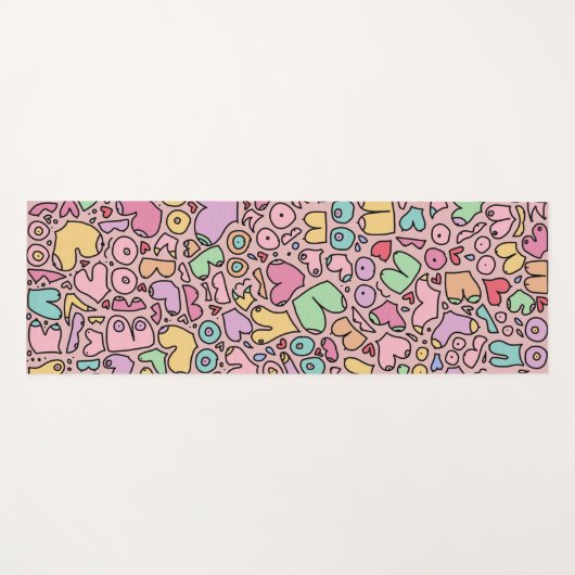 Schleifpapier Yogamatte (Vorderseite (Horizontal))