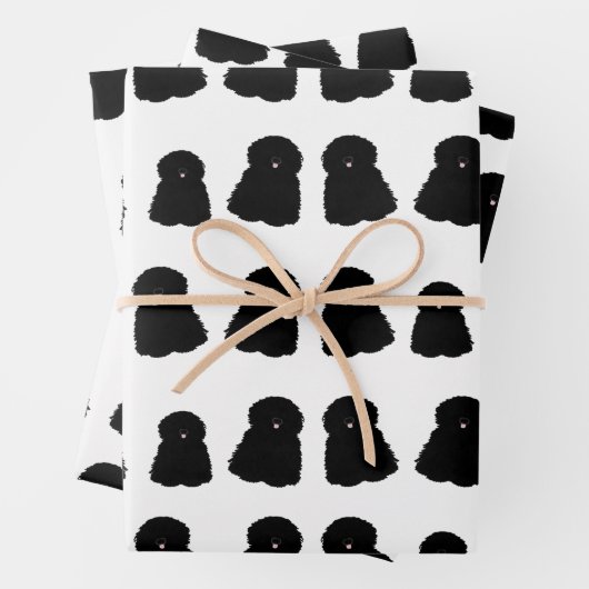 Schleifpapierblätter Geschenkpapier Set (Beispiel)