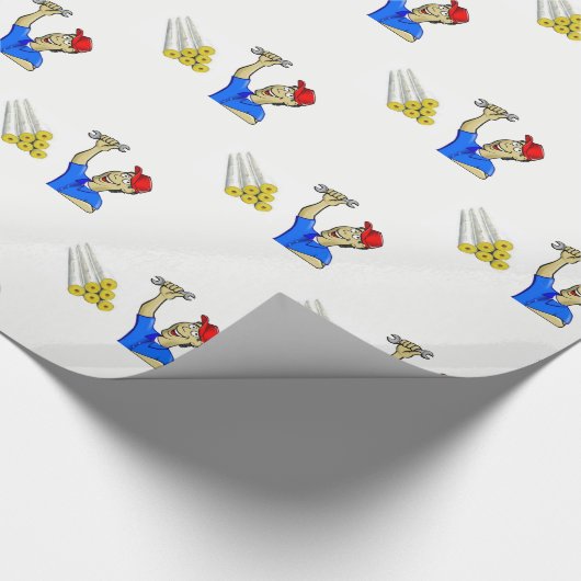 Schleifpapierklammer Geschenkpapier (Ecke)