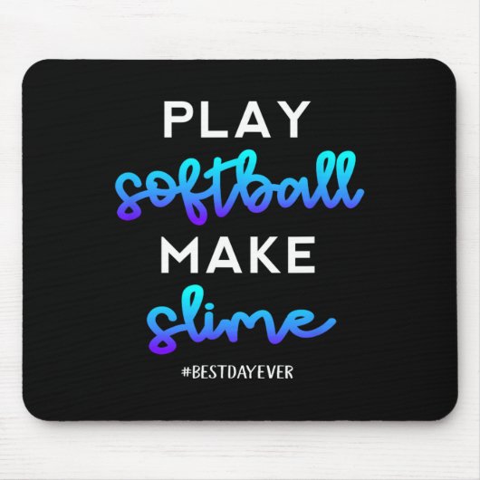Schleim-Shirts für Mädchen Softll-Shirts Softll-Ge Mousepad (Vorne)