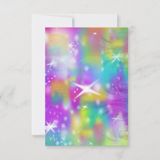 Schleimgalaxie Einladung (Vorderseite)