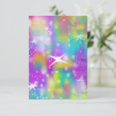 Schleimgalaxie Einladung (Stehend Vorderseite)