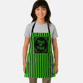 Schleimgrüner Trick oder Behandlung Schürze (Insitu)