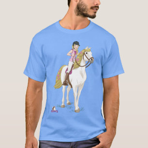 Schleißhorse CLUB Sofia Blossom Pose lustig T-Shirt
