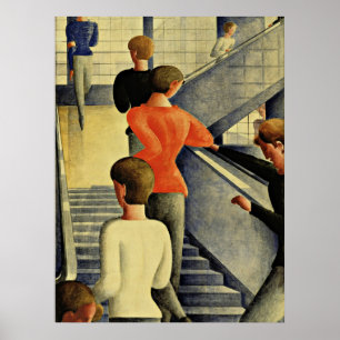 Schlemmer - Bauhaus-Treppe Poster