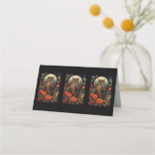 Schlemmerei bei Nacht mit Vollmond Platzkarte (Vorderseite)