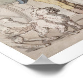 Schlender Billy, Reisende, die Erfrischung nehmen  Poster (Ecke)