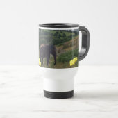 Schlendernde Elefanten Tasse (VorderseiteRechts)