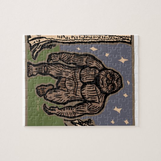 Schlenderndes Sasquatch Puzzle (Horizontal)