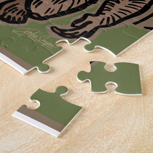 Schlenderndes Sasquatch Puzzle (Seite)