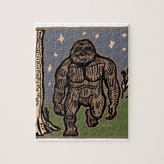 Schlenderndes Sasquatch Puzzle (Vertikal)