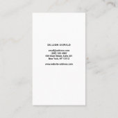 Schlepp- und Abschleppdienst Visitenkarte (Rückseite)