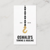 Schlepp- und Abschleppdienst Visitenkarte (Vorderseite)