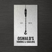 Schlepp- und Abschleppdienst Visitenkarte