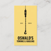 Schlepp- und Abschleppdienst Visitenkarte (Vorderseite)