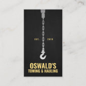 Schlepp- und Abschleppdienst Visitenkarte (Vorderseite)