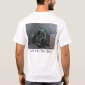 Schleppangel auf der Schüssel T-Shirt (Rückseite)