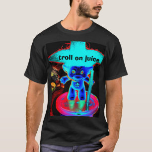 Schleppangel auf Saft T-Shirt