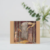 Schleppangel, die eine kleine Niederlassung Postkarte (Stehend Vorderseite)