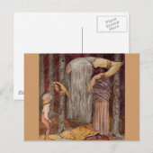 Schleppangel, die eine kleine Niederlassung Postkarte (Vorne/Hinten)