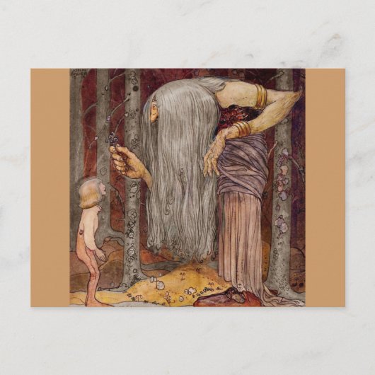 Schleppangel, die eine kleine Niederlassung Postkarte (Vorderseite)