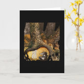 Schleppangel durch ein Lagerfeuer Karte (Gelbe Blume)