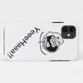 Schleppangel-Gesicht - YeeHaa!! Case-Mate iPhone Hülle (Rückseite (Horizontal))