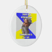 Schleppangel-Gott-Beschneidung Keramik Ornament (Rechts)