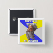 Schleppangel-Gott-Salzwasser Button (Vorne & Hinten)