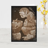 Schleppangel mit riesigem großem Kessel Karte (Gelbe Blume)