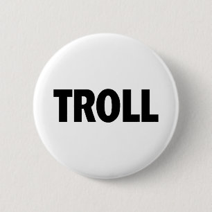 Schleppangel-Schwarzes Button