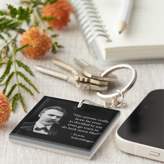 Schleppangel-Zitat Friedrich Nietzsche Schlüsselanhänger (Vorderseite rechts)