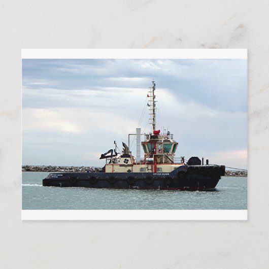 Schleppboot 2, Port Adelaide, Südaustralien Postkarte (Vorderseite)