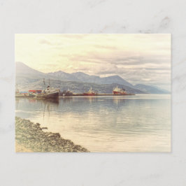 Schleppboot am Weltenende Postkarte