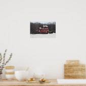 Schleppboot auf dem Poster des Delaware (Küche)