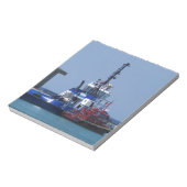 Schleppboot und Pilotenboot Notizblock (Rotiert)