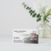 Schleppboot Visitenkarte (Stehend Vorderseite)