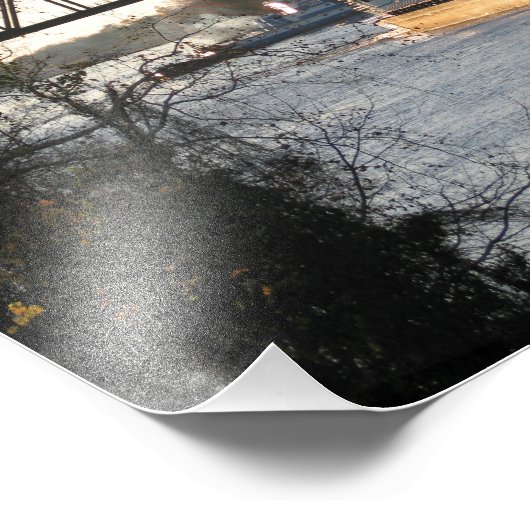 Schleppboote am Schwarzen Kriegerfluss Fotodruck (Ecke)