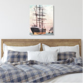 Schleppboote zum Schleppen eines Schiffes auf See Leinwanddruck (Insitu (Schlafzimmer))