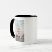 Schleppboote zum Schleppen eines Schiffes auf See Tasse (Vorderseite Links)